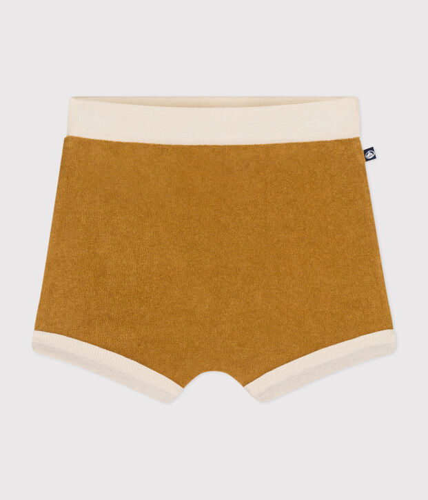 Baby-Shorts aus Frottee gelb