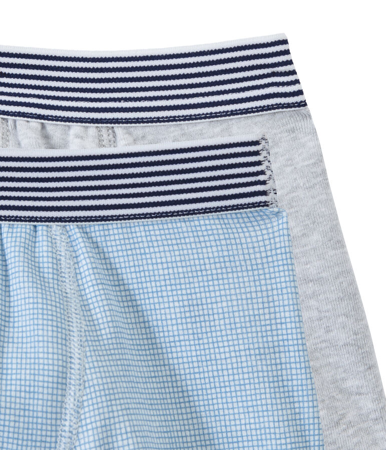 Jungen-Boxershorts im 2er-Set weiss