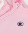 Baby-Set Sweatshirt und Hose aus einfarbiger Baumwolle rosa