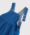 Baby-Kleid aus Baumwolle für Mädchen blau MAJOR