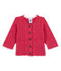 Cardigan mit Zopfmuster