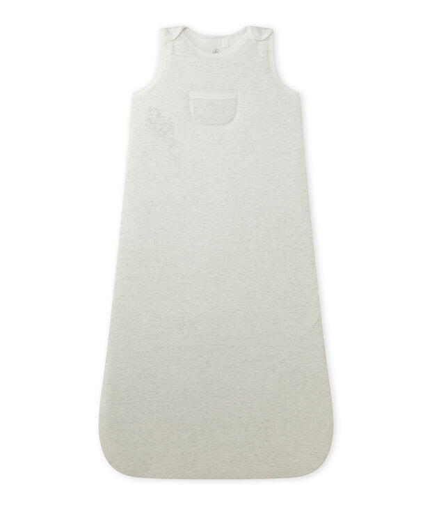 Baby-Schlafsack &bdquo;Gro&szlig;&ldquo; beige/weiss