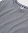 Damen-T-Shirt mit Rundhalsausschnitt blau SMOKING/weiss MARSHMALLOW