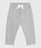 Baby-Hose aus einfarbiger Baumwolle grau FUMEE CHINE