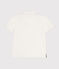 Kurzärmeliges Jungen-Poloshirt aus Baumwolle weiss MARSHMALLOW