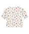 Bedrucktes Mädchen-T-Shirt aus gedoppelten Jersey weiss MARSHMALLOW/weiss MULTICO