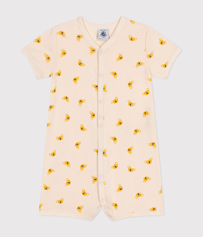 Baby-Kurzoverall aus Baumwolle mit Koala-Printmotiv naturfarben/vielfarbig