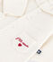 Baby-Overall mit Strickkragen und "P'tit Cœur"-Stickerei weiss MARSHMALLOW