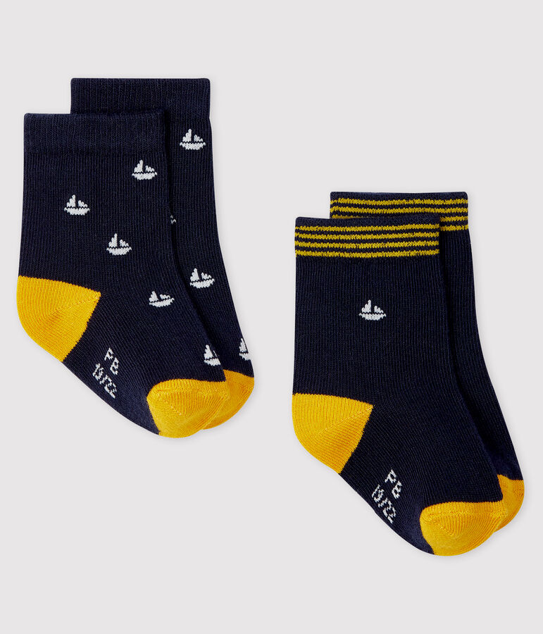 2er-Set Babysocken vielfarbig