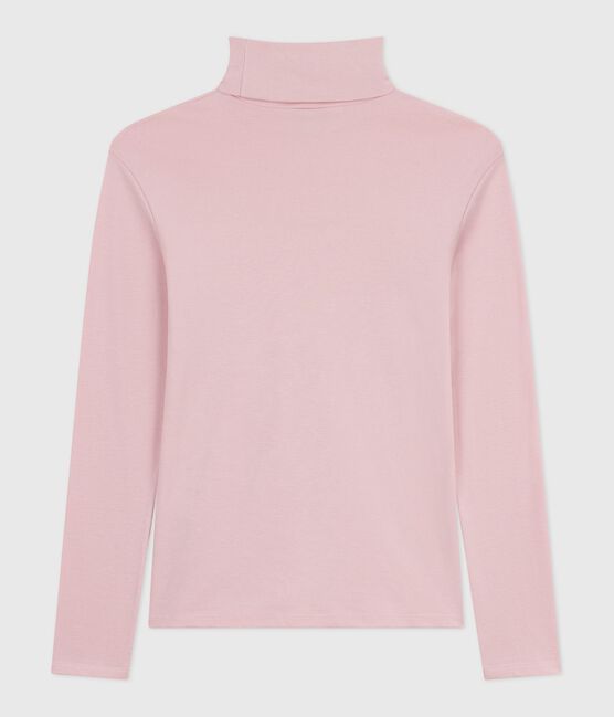 Damen-Rollkragenshirt "L'Iconique" aus Baumwolle rosa JOLI