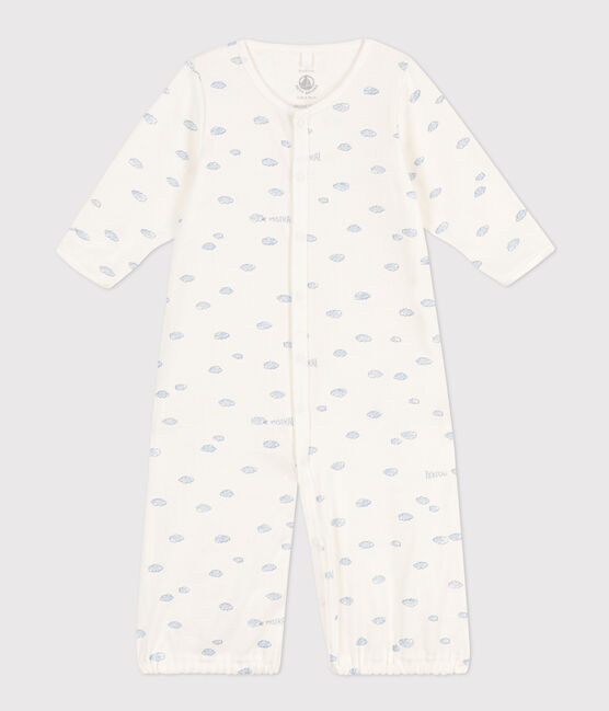 Bedruckter Kombi-Overall aus Baumwolle weiss MARSHMALLOW/ EDNA