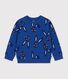 blau/vielfarbig