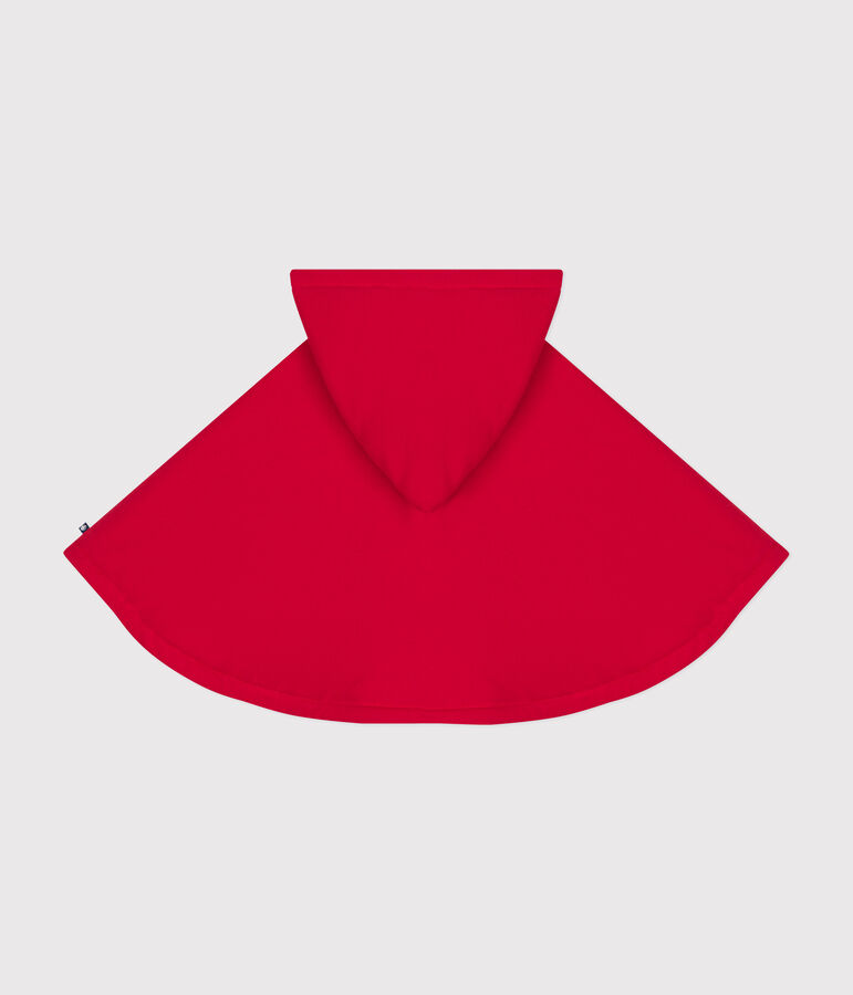 Baby-Cape aus Baumwolle rot