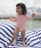 Langärmeliger Baby-Body aus Wolle und Baumwolle  rosa SALINE