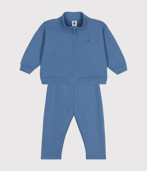 Baby-Set aus Sweatshirt und Hose blau BEACH