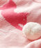 Langärmeliges Baby-Kleid für Mädchen rosa MINOIS