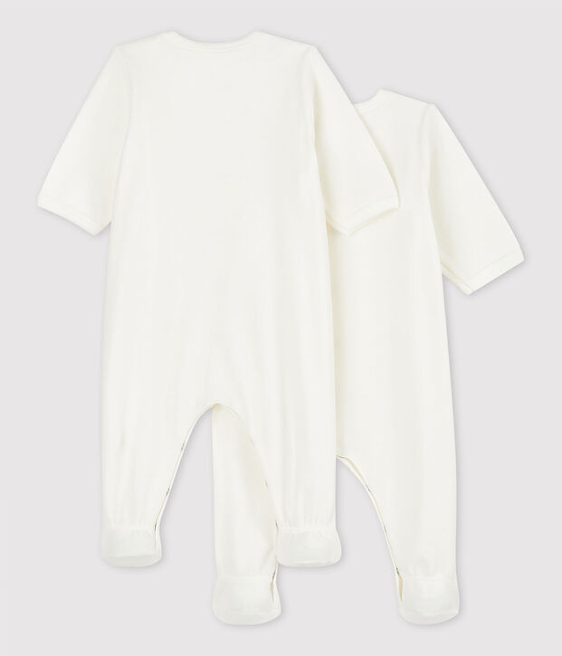 2er-Set Baby-Strampler in Bio-Baumwolle vielfarbig
