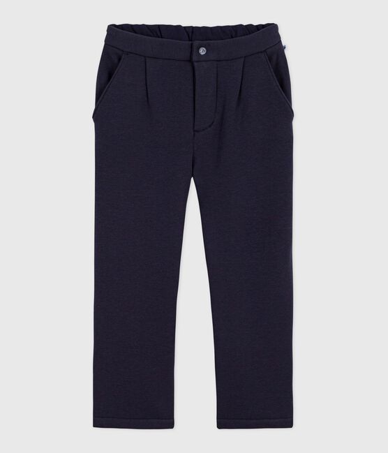 Kinder-Hose aus Molton blau SMOKING