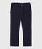 Kinder-Hose aus Molton blau SMOKING