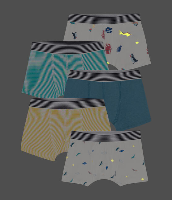 5er-Set Boxershorts aus Baumwolle für Jungen variante 1
