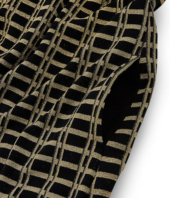 Kurzärmliges Kleid mit Karomuster für Damen variante 1