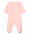 Baby-Pyjama zum Überziehen aus Fleece für Mädchen rosa MINOIS/weiss MARSHMALLOW