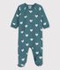Baby-Strampler aus Baumwolle mit Herzchen-Motiv