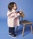 Klassissche Petit Bateau-Baby-Regenjacke für Mädchen