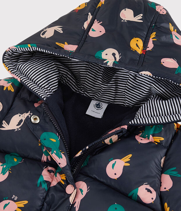 Baby-Anorak aus Polyamid. blau/vielfarbig