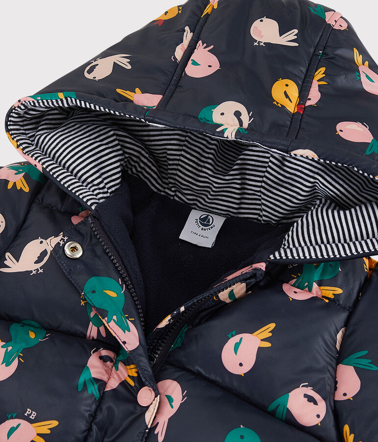 Baby-Anorak aus Polyamid. blau/vielfarbig