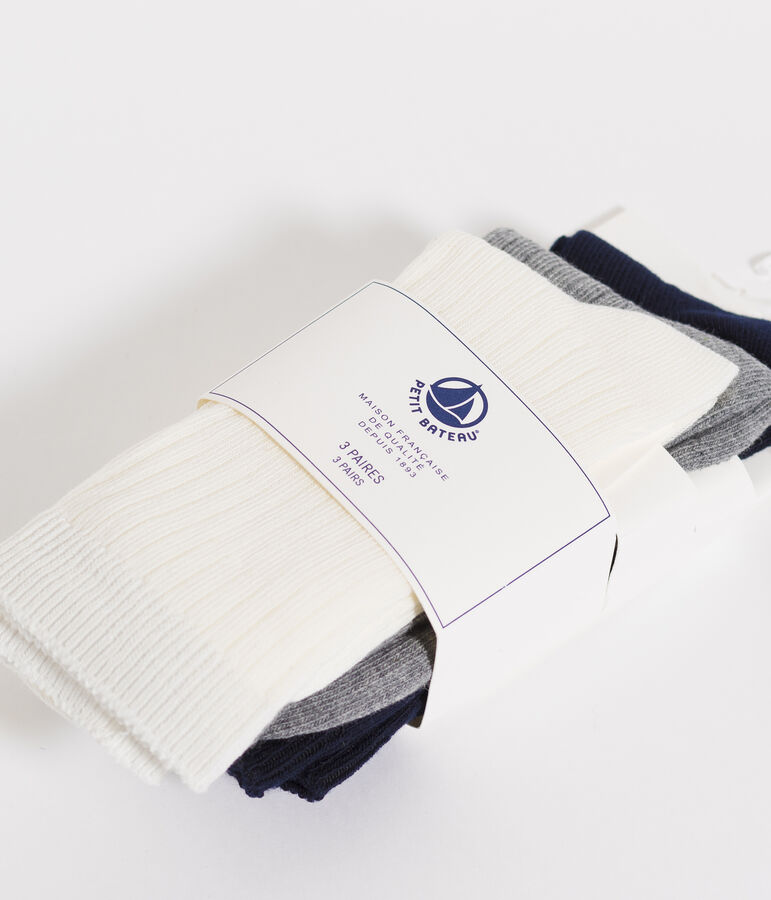 3er-Set Kindersocken f&uuml;r Jungen vielfarbig