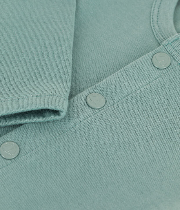 Baby-Cardigan aus dichtem Jersey gr&uuml;n