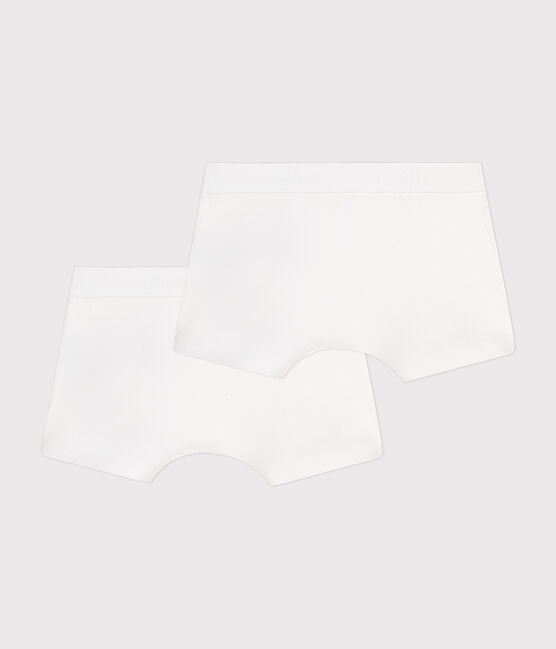 2er-Set weiße Boxershorts für Jungen variante 1