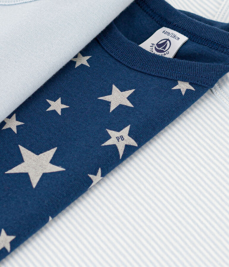 3er-Set kurz&auml;rmelige T-Shirts aus Baumwolle mit Sternmotiv f&uuml;r Jungen vielfarbig
