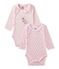 Baby-Mädchen-Bodys für Neugeborene im 2er-Set weiss LOT