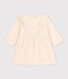 Langärmeliges Babykleid aus Musselin