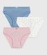 Set Kinder-Slips aus Baumwolle mit Blumenmuster
