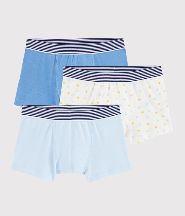 Set mit 2 Boxershorts mit geometrischem Druck f&uuml;r kleine Jungen vielfarbig