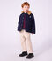 Kinderjacke im Caban-Stil aus einfarbiger Schurwolle SMOKING