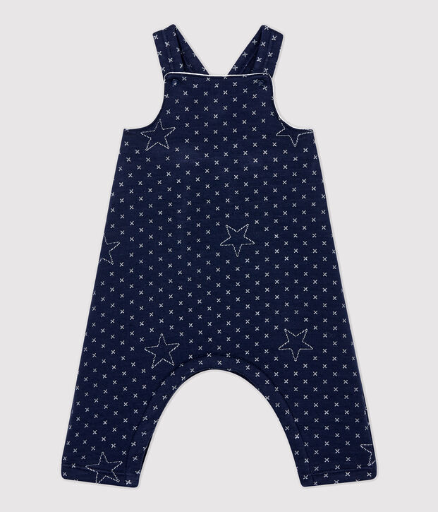 Baby-Latzhose aus gesteppter Bio-Baumwolle mit Sternenmotiven SMOKING