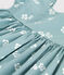 Ärmelloses langes Kinder-Kleid aus Baumwolle mit Blumenmuster blau PAUL/weiss MARSHMALLOW