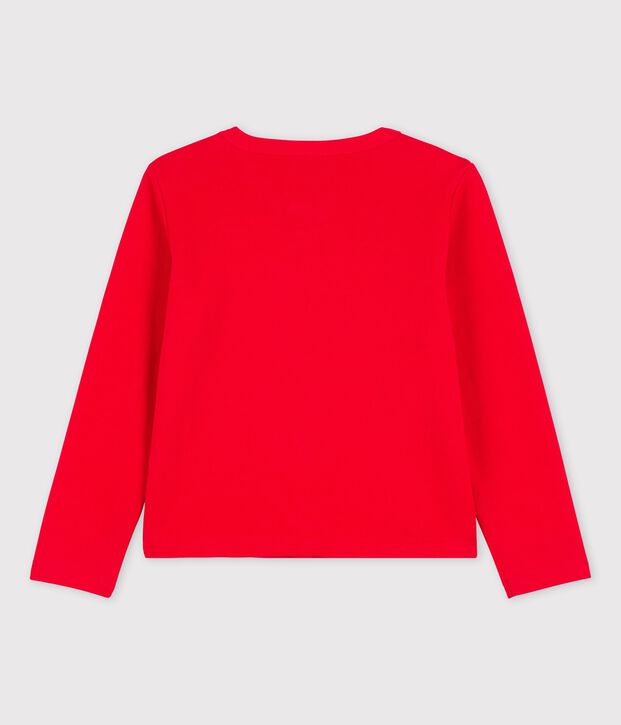 Cardigan aus Baumwolle f&uuml;r M&auml;dchen rot