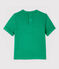 Kurzärmeliges Baby-T-Shirt aus Baumwolle für Jungen grün GAZON