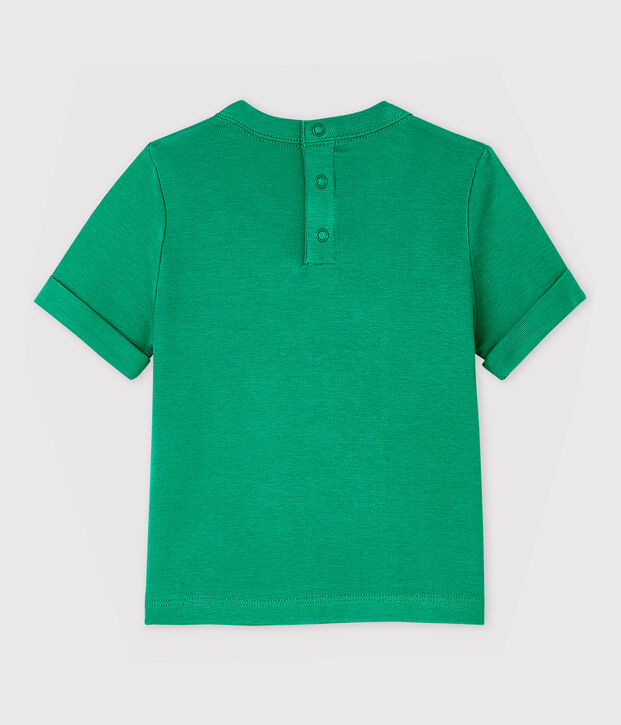 Kurz&auml;rmeliges Baby-T-Shirt aus Baumwolle f&uuml;r Jungen gr&uuml;n