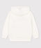 Kinder-Sweatshirt Petit Bateau × Water Family für Jungen weiss MARSHMALLOW