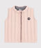 Baby-Weste aus gestepptem Doppeljersey rosa SALINE