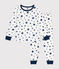 Pyjama aus Baumwolle mit Sternmotiv für Kinder blau MARSHMALLOW/ INCOGNITO