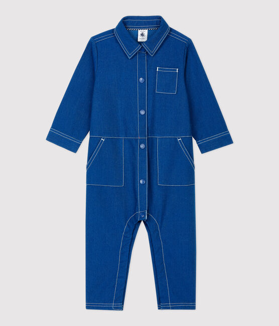 Langer Baby-Overall. blau MAJOR