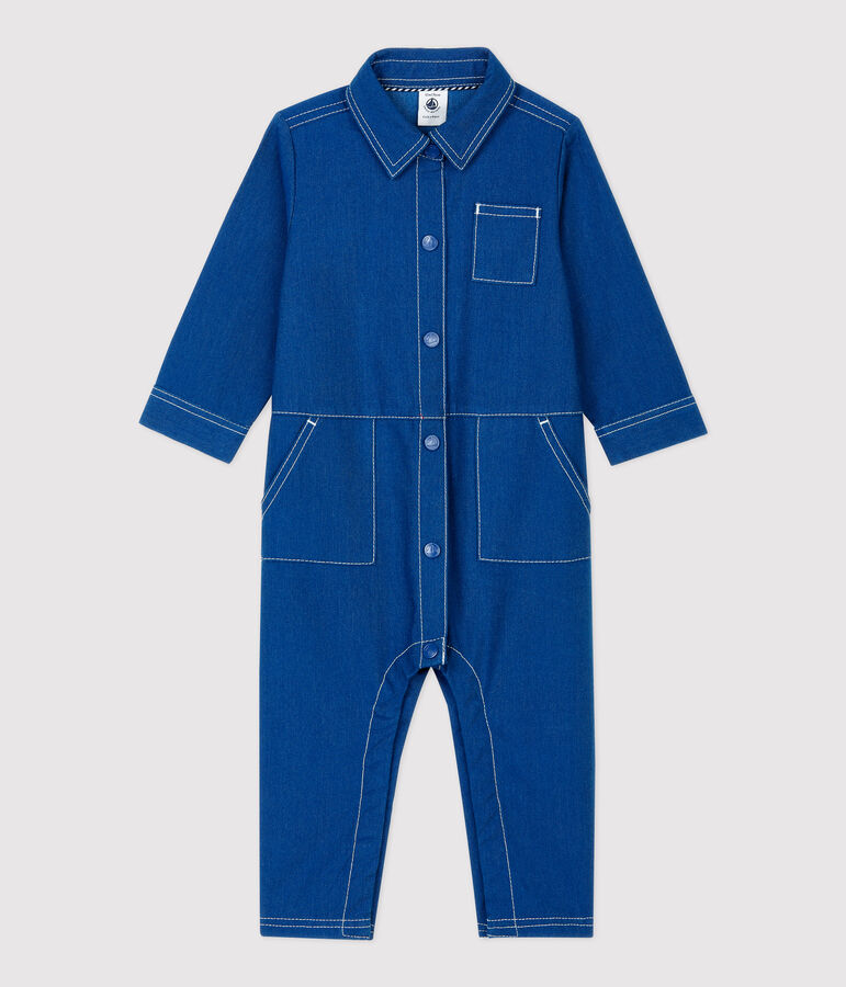 Langer Baby-Overall. blau