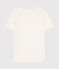 Damen-T-Shirt L'Iconique aus Leinen weiss ECUME